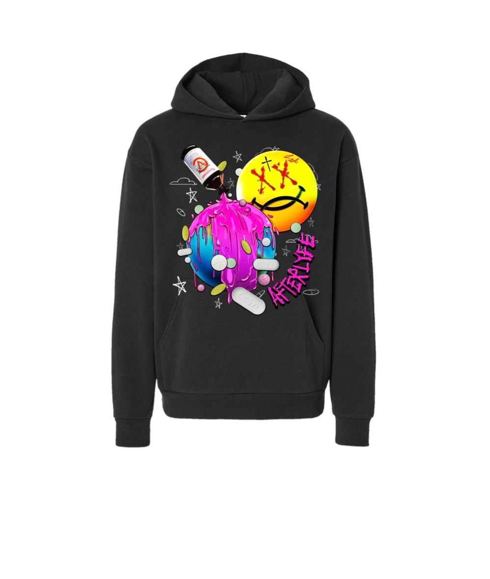 AFTERLYFE DRANK HOODIE (BLACK)